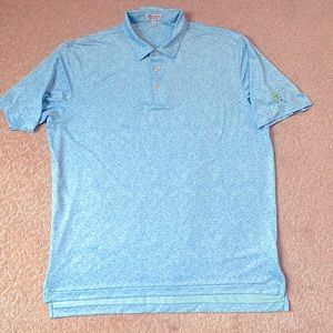 Peter Millar XL Teal Golf polo shirt